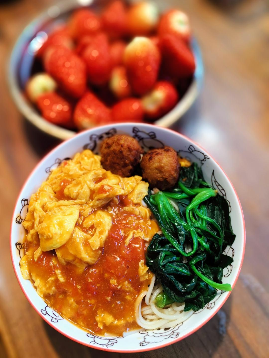 番茄鸡蛋打卤面