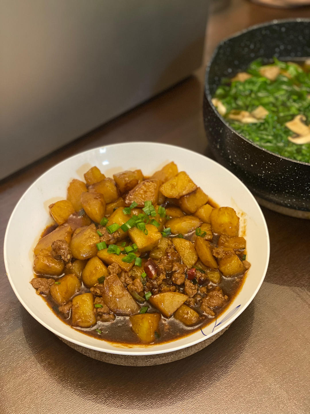 超级下饭的肉沫炒土豆！