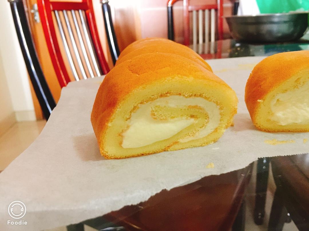 原味蛋糕卷(后蛋法)