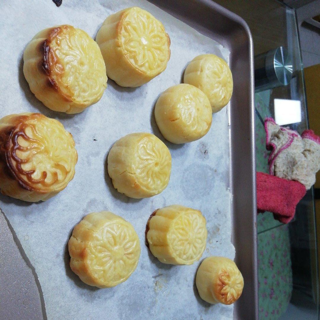 流心奶黄月饼（无吉士粉/转化糖浆版本）【曼食慢语】