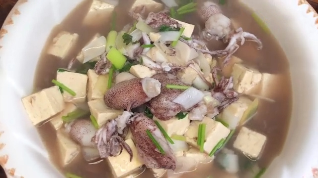海兔豆腐汤的做法