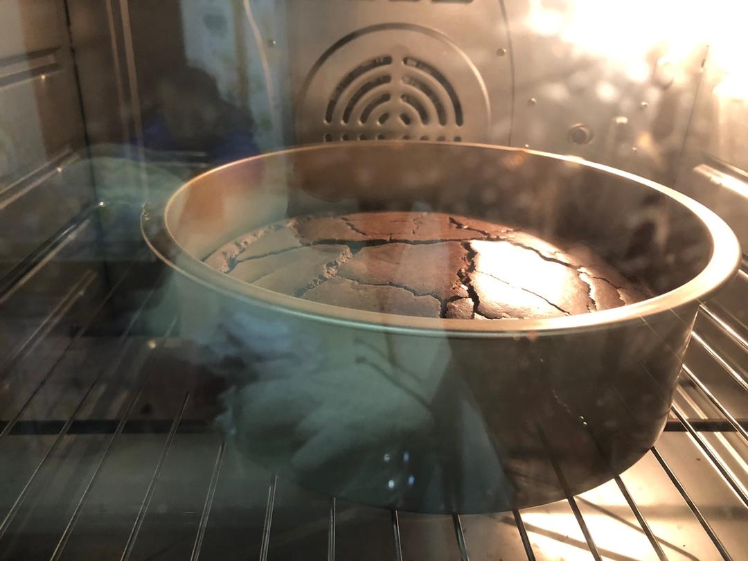 可可戚风蛋糕～8寸～百分百成功