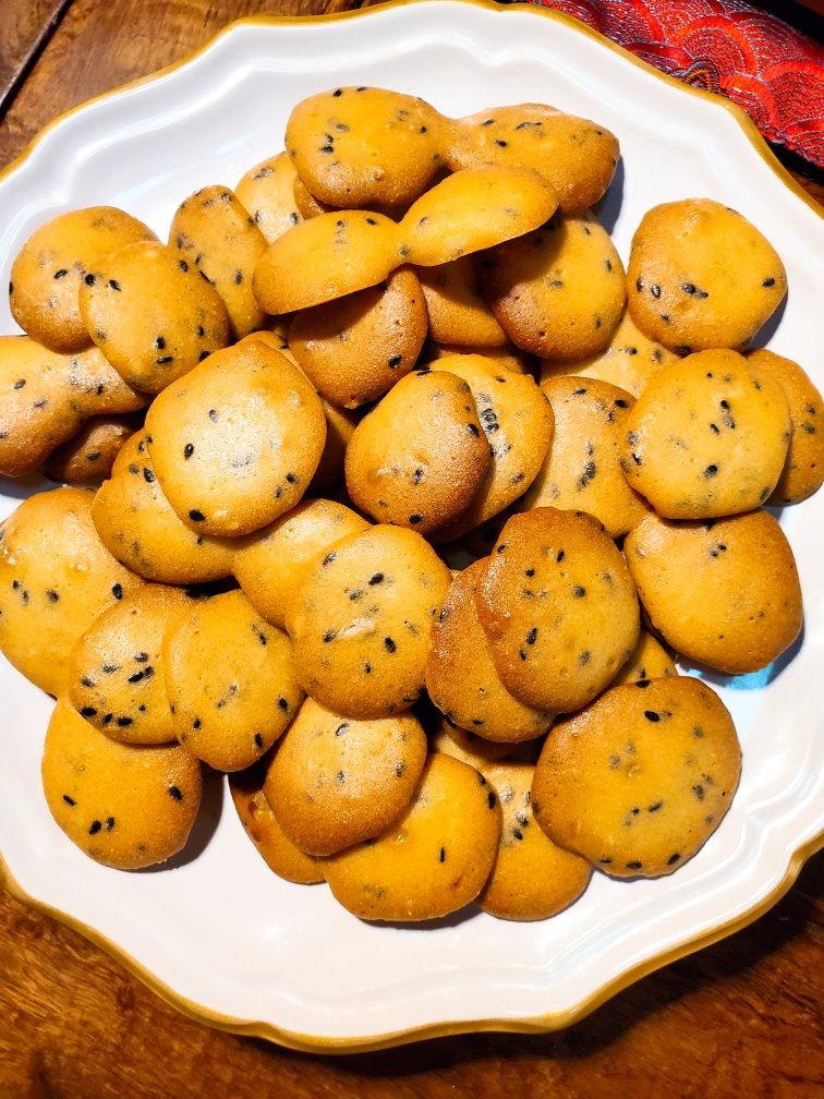 黑芝麻小饼干