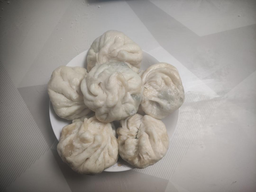 纯素馅，香菇油菜包的做法，营养鲜美，买都买不到
