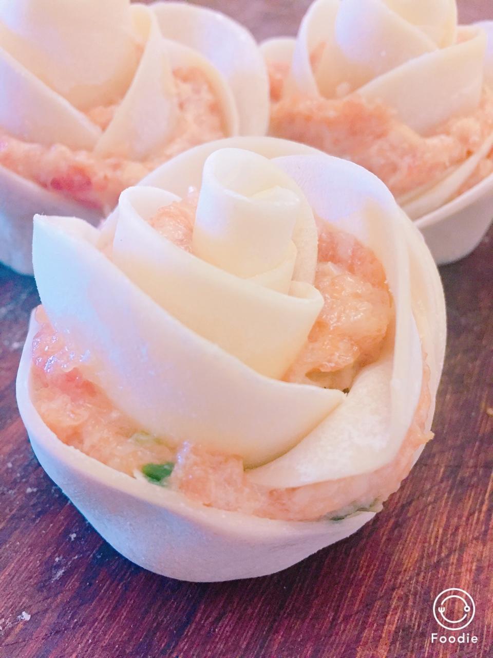 玫瑰花饺子