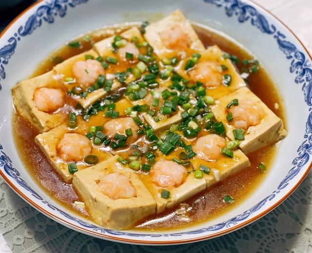 虾滑酿豆腐的做法