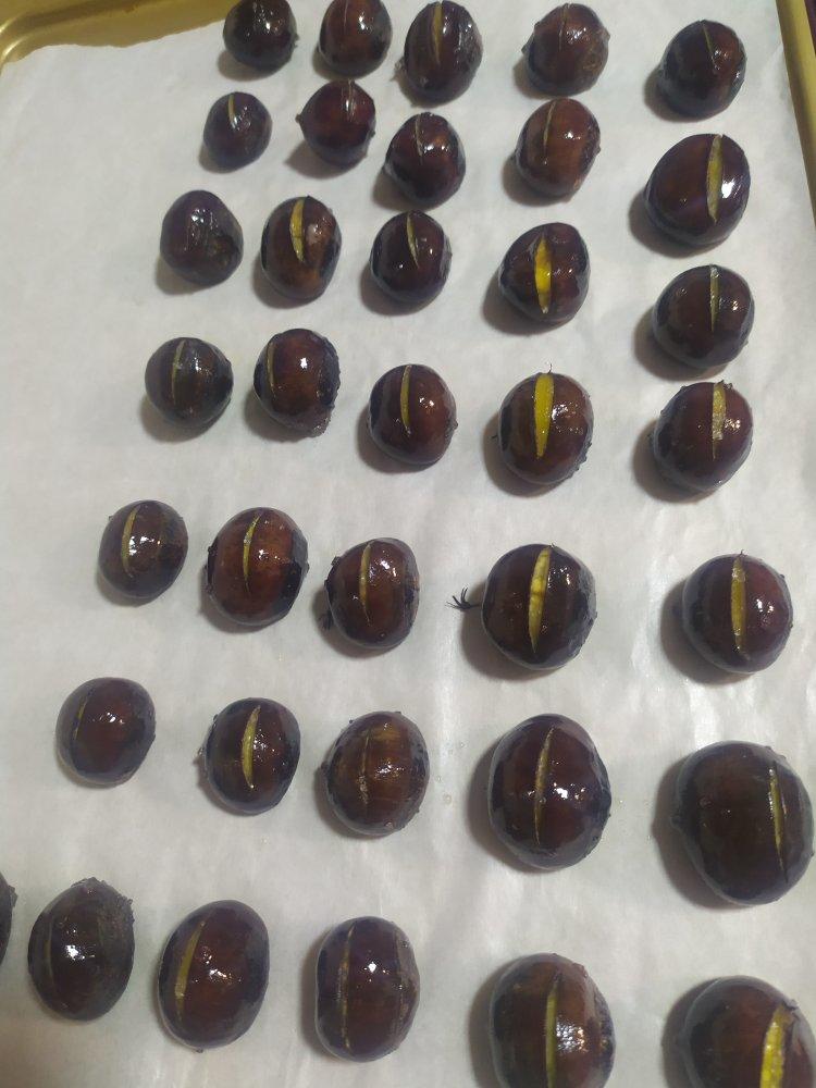 烤箱版烤板栗 比路边糖炒板栗还好吃