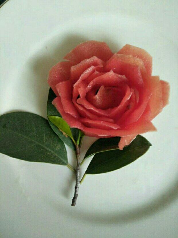 番茄皮玫瑰花