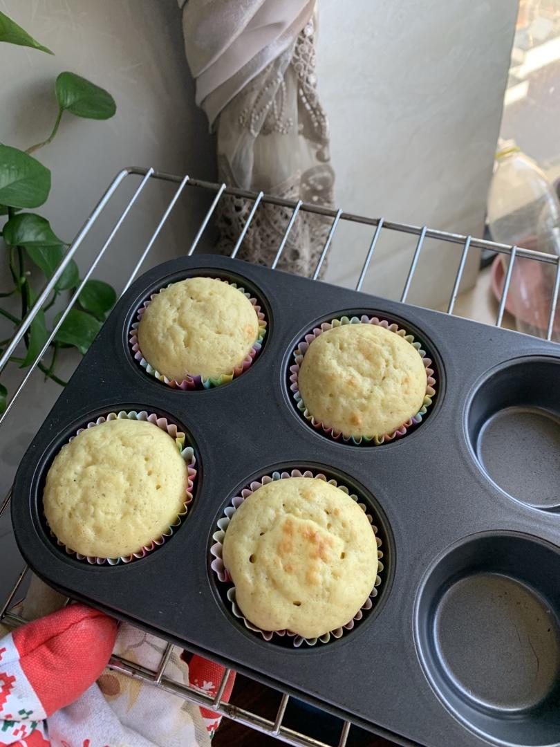 无油低糖香蕉马芬小蛋糕 健身党