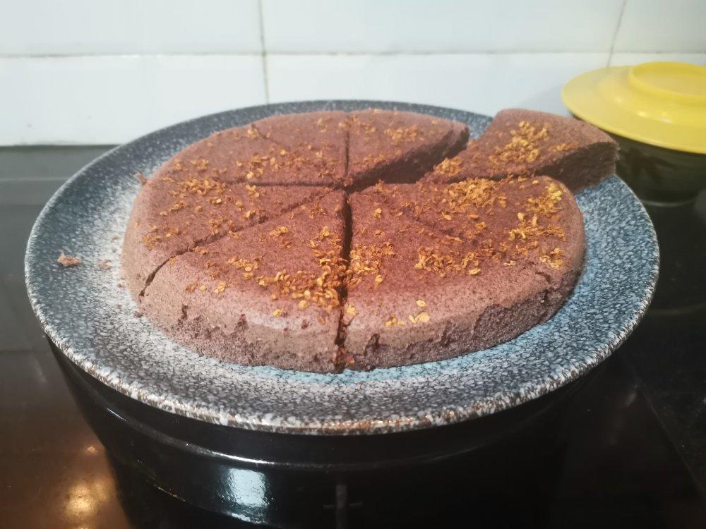 健康美味的黑米糕