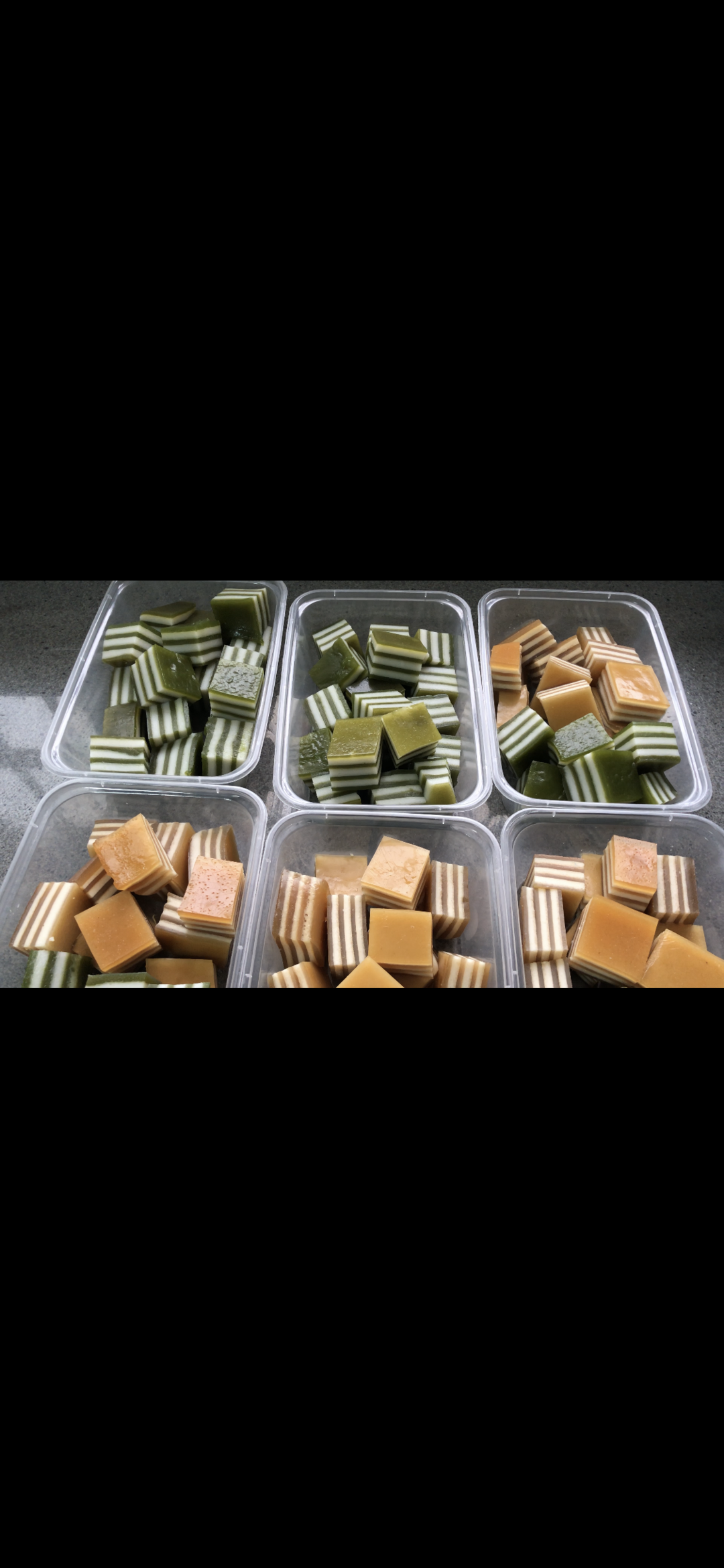 斑斓椰汁千层糕（马蹄粉、木薯淀粉版）