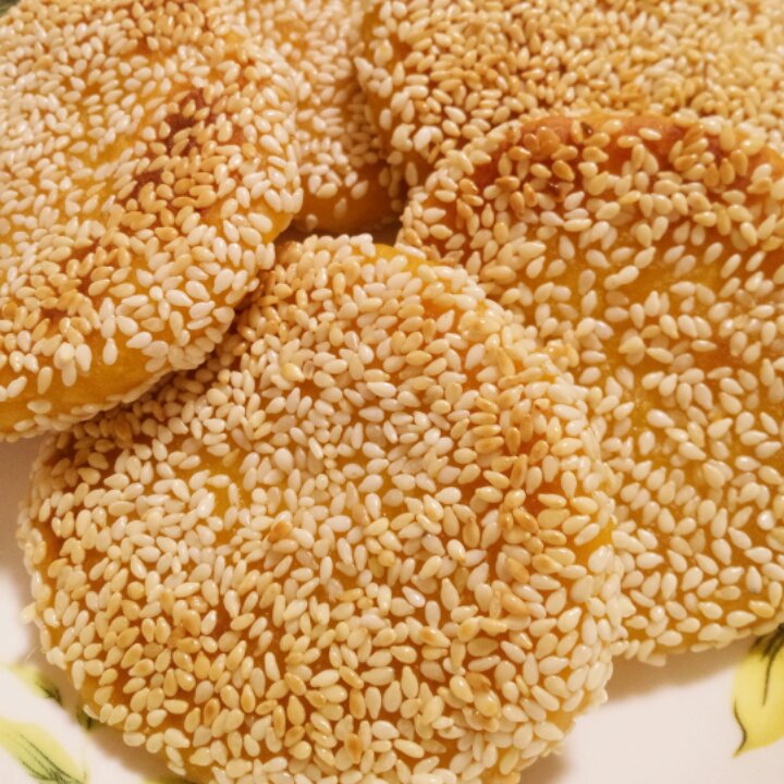 芝麻南瓜饼