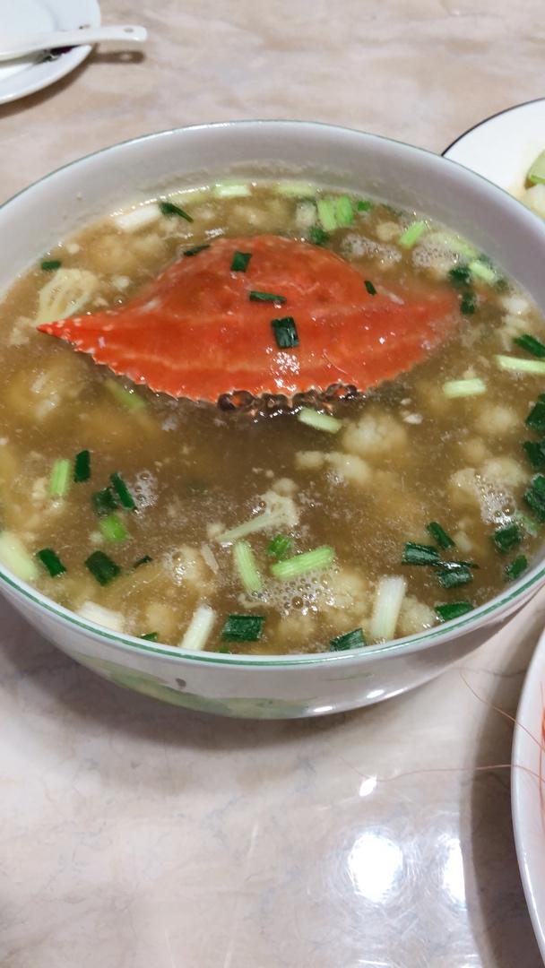 无敌鲜美花菜螃蟹羹