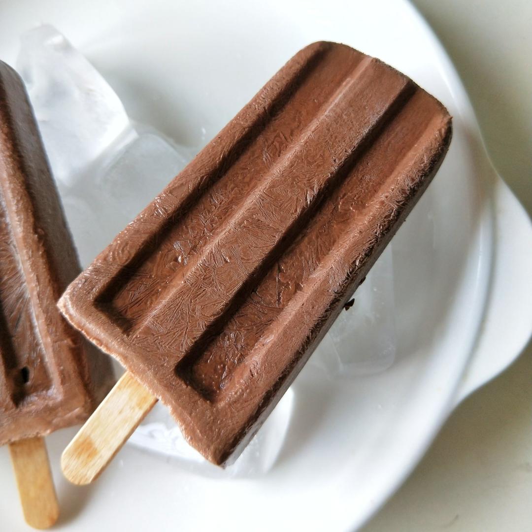阿龟啊ccc做的巧克力冰棍丨健康零食