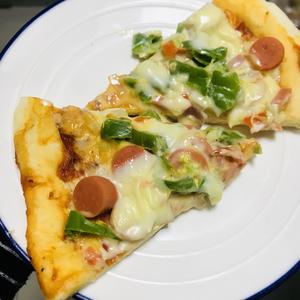 微波炉电饼铛披萨的做法 步骤5