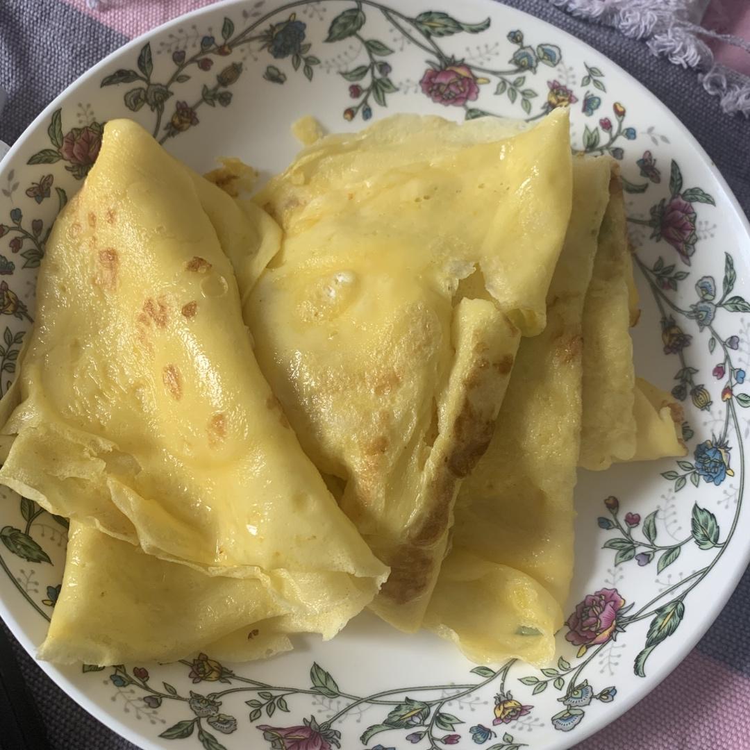 超级简单的牛奶鸡蛋饼