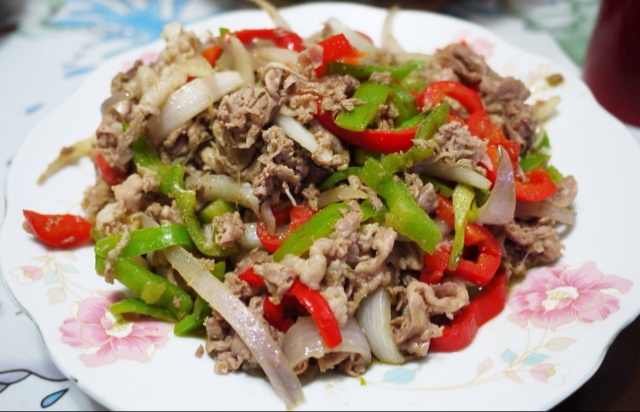 vivienwdd做的葱爆孜然羊肉