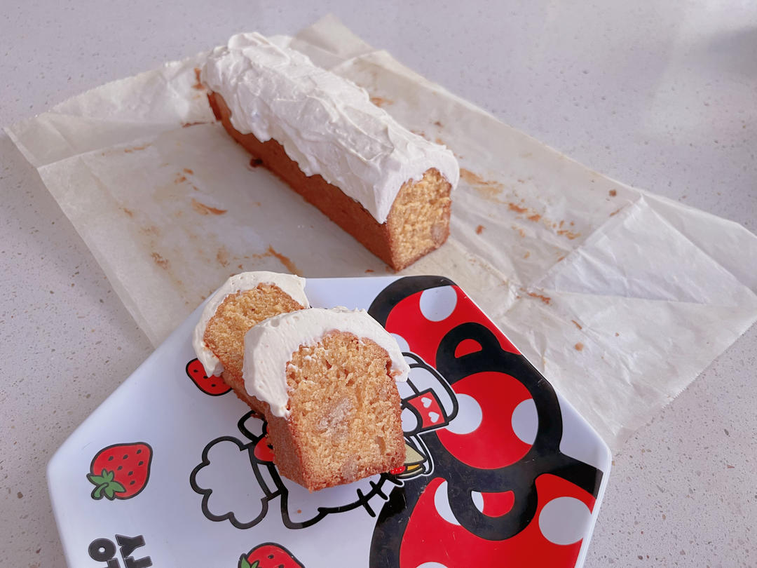 🍯焦糖乳酪磅蛋糕｜搅一搅就成功