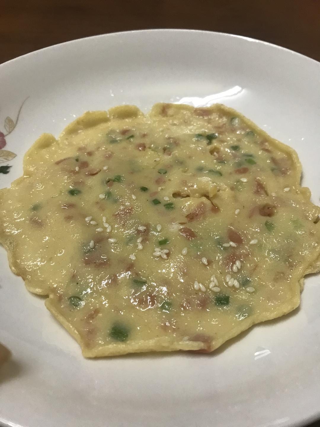 鸡蛋早餐饼的做法 步骤5