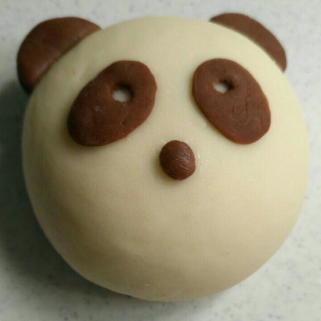 熊猫豆沙包&紫薯包