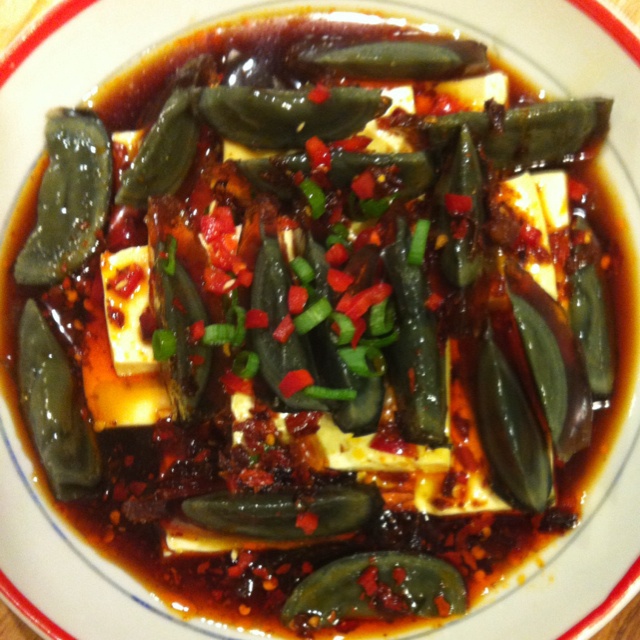 皮蛋豆腐