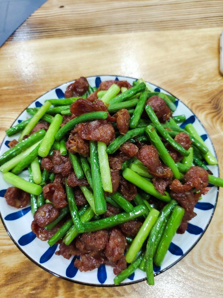 蒜薹炒腊肠