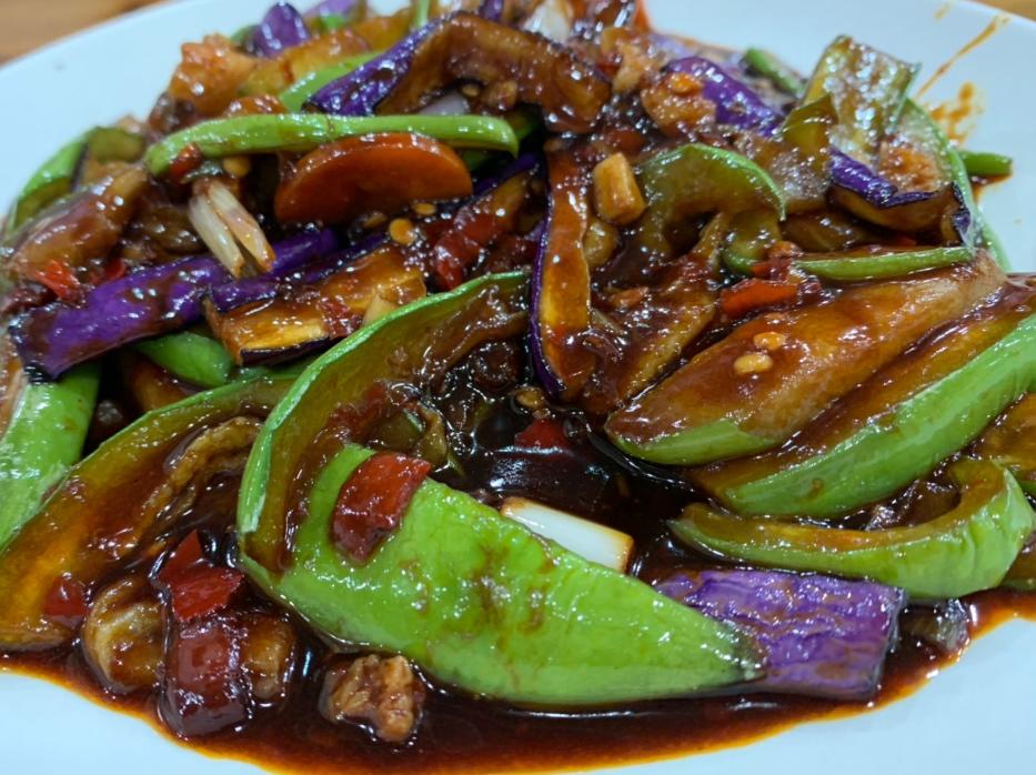 红烧肉沫茄子
