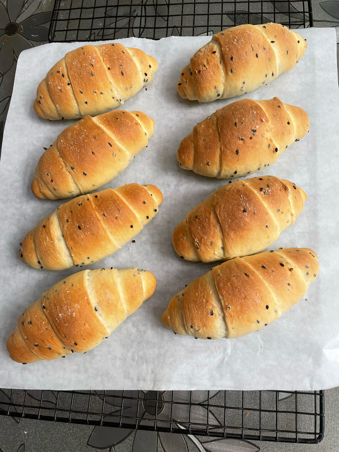 这个芝麻海盐卷我真的太爱了，你们赶紧做起来！