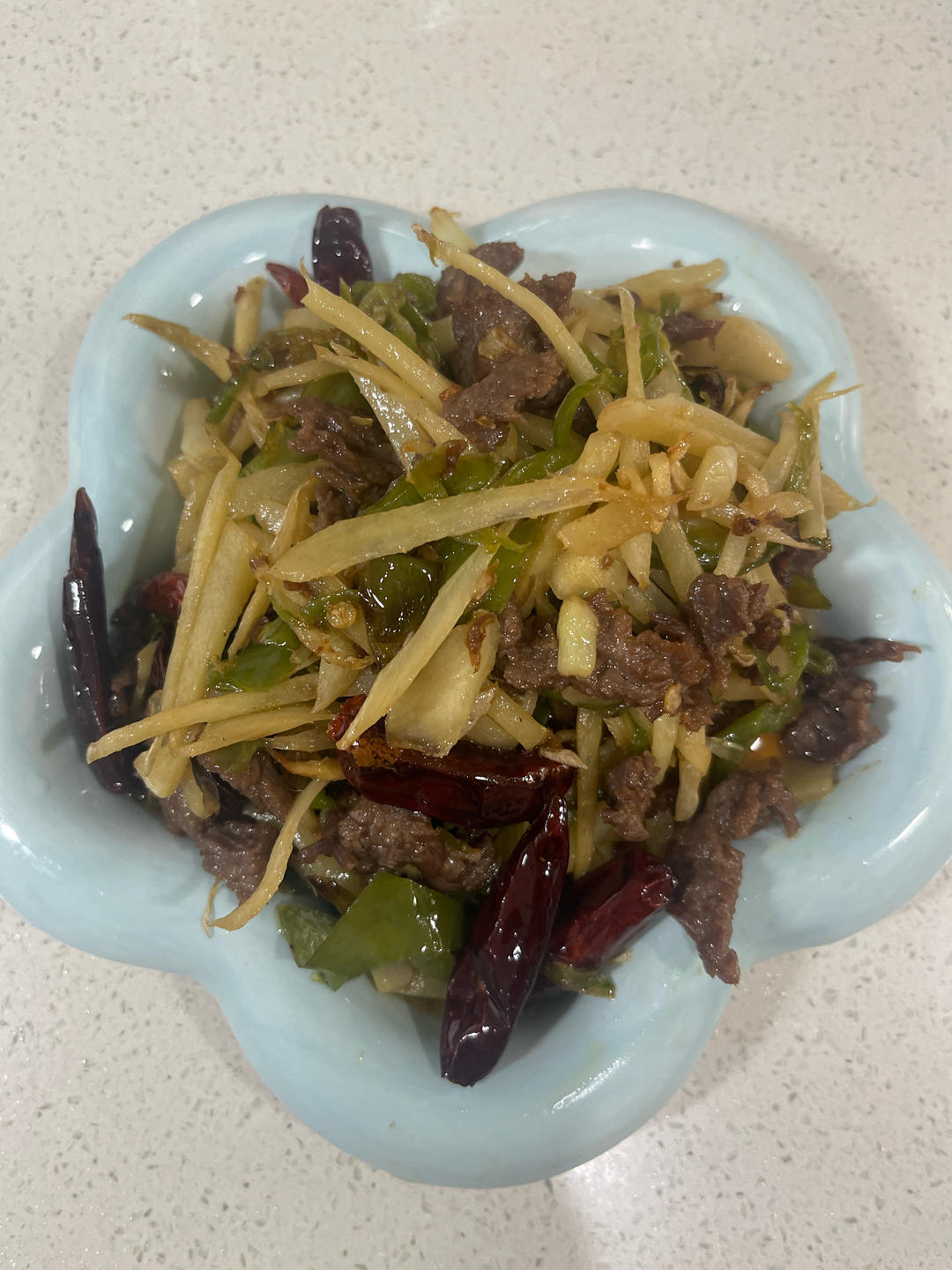 嫩姜炒牛肉