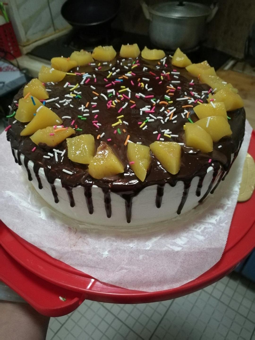 【Mr孟团队】巧克力淋面蛋糕（视频)