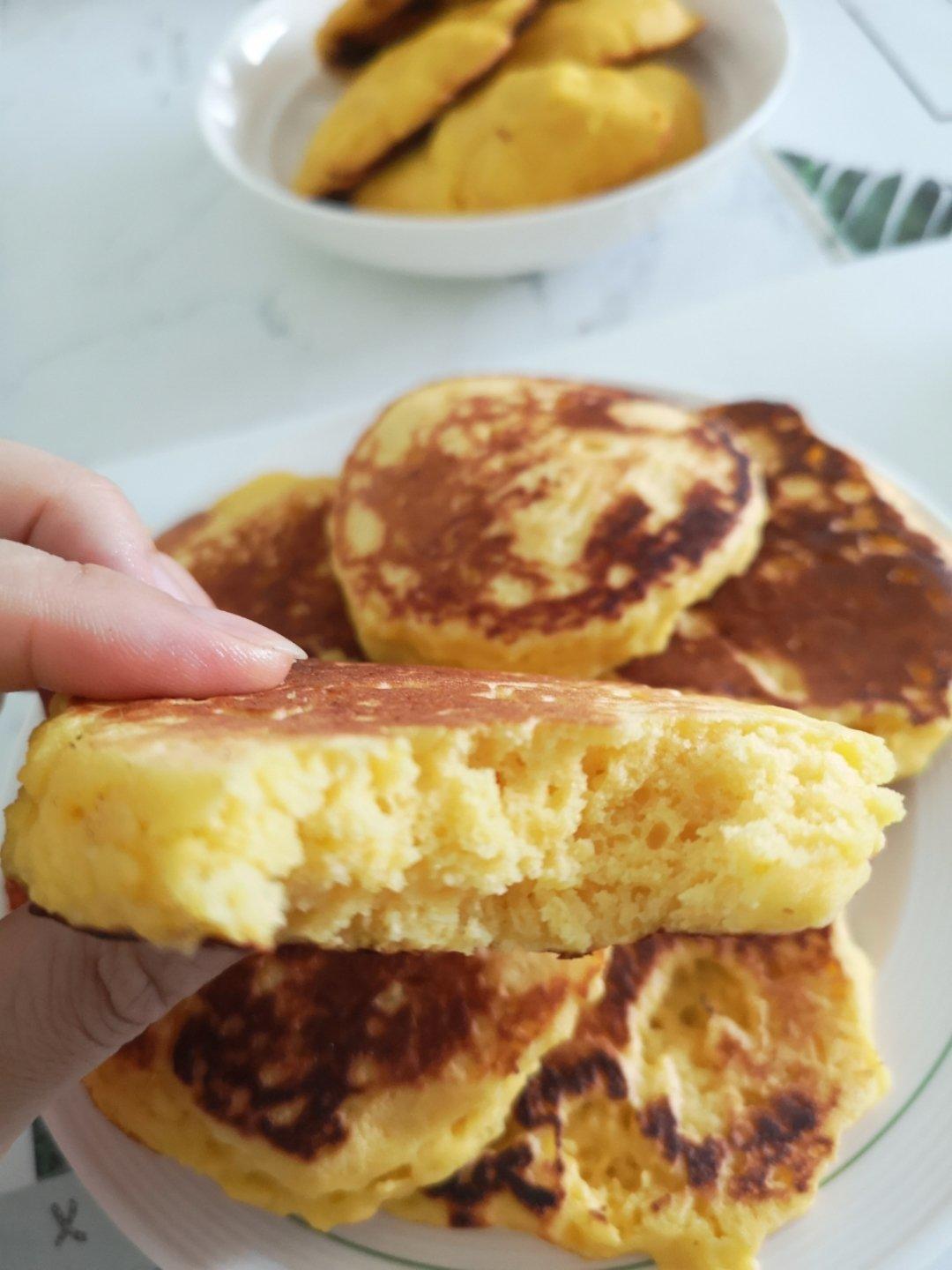 奶香玉米面饼