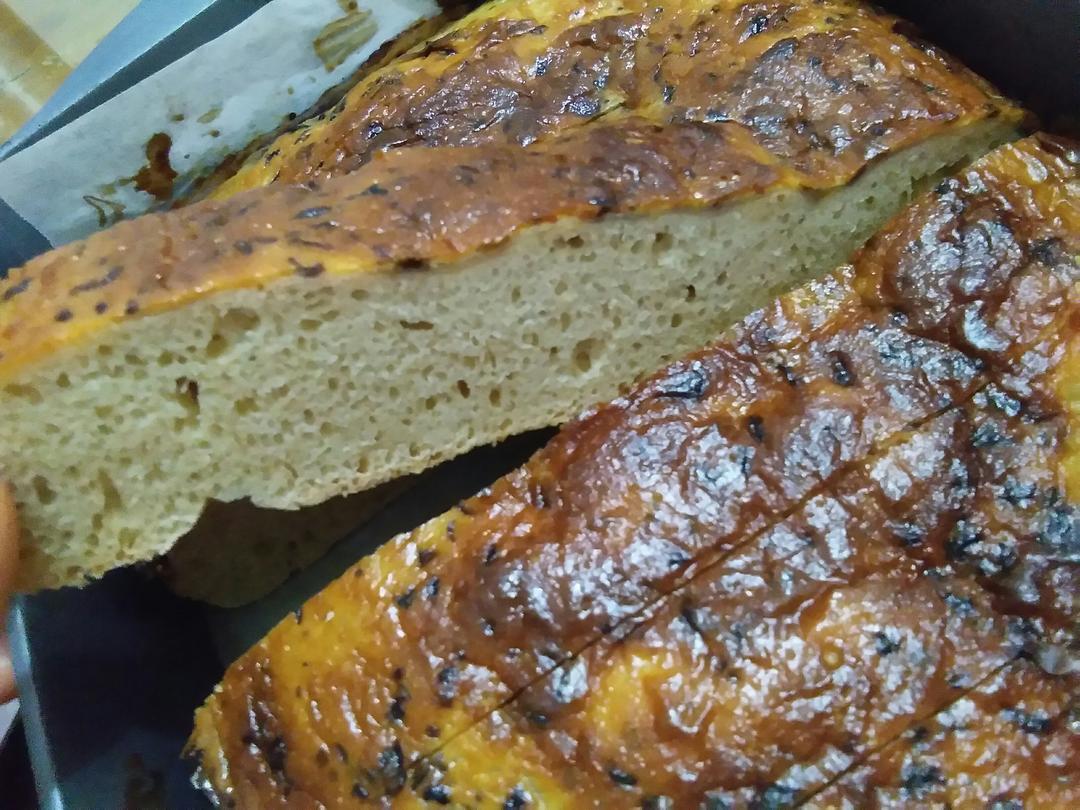 天然酵种果酱佛卡夏（附poolish酵头版）