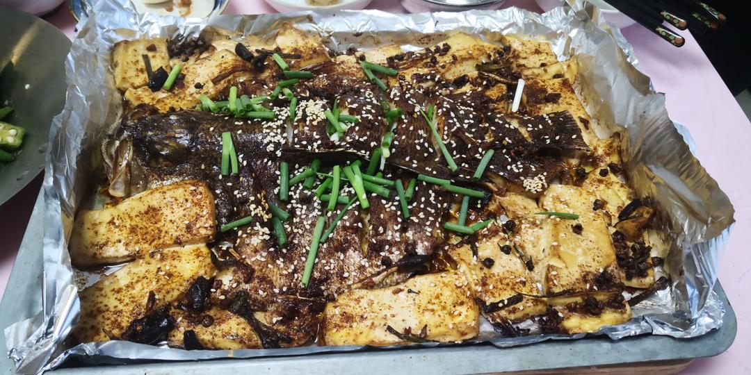 超简单的烤鲈鱼🐟