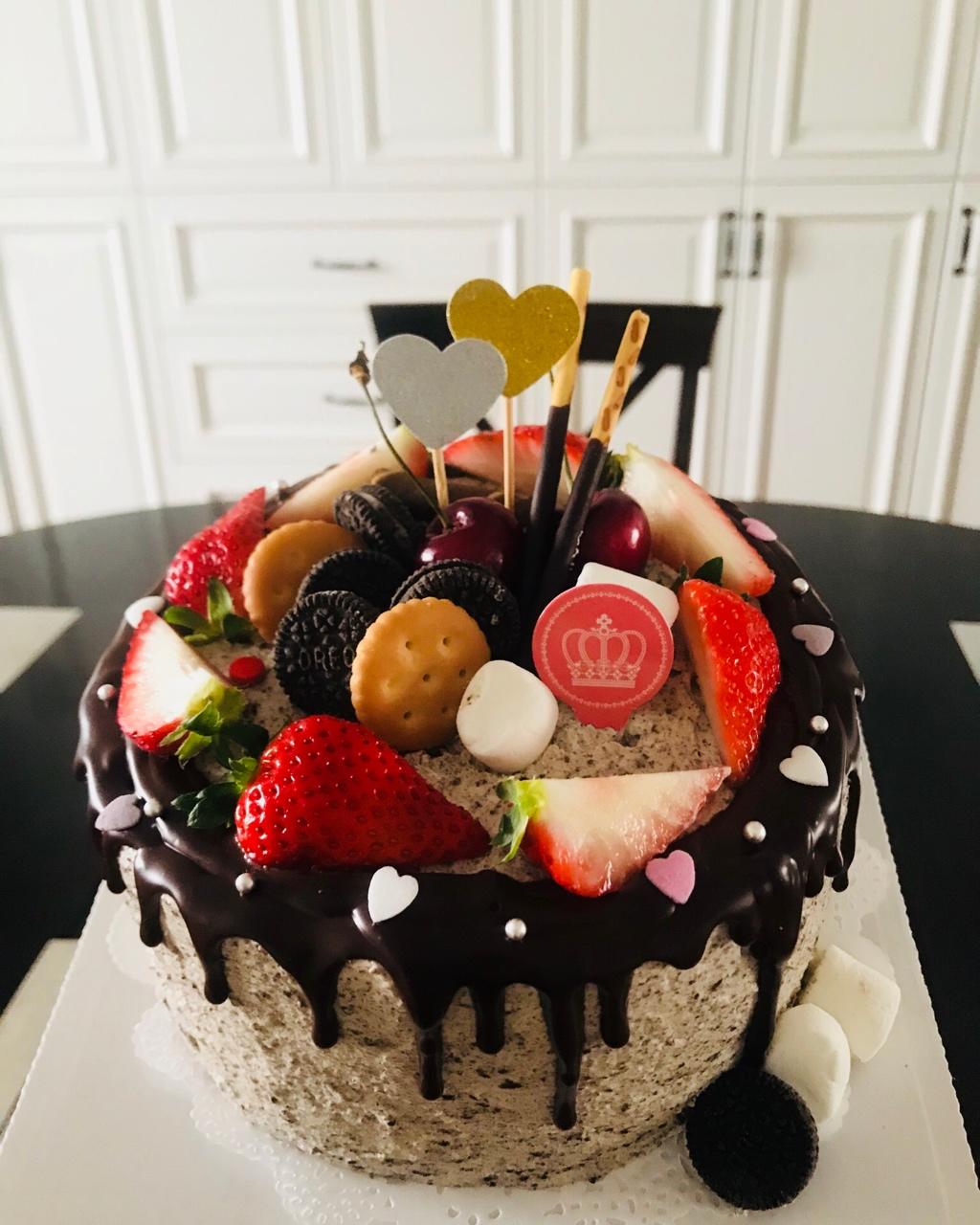 蛋糕淋面之一：甘那许淋面（详细解答淋面太稠的问题）