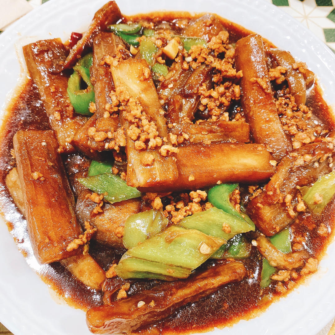 无敌好吃巨下饭的家常菜～肉沫茄子