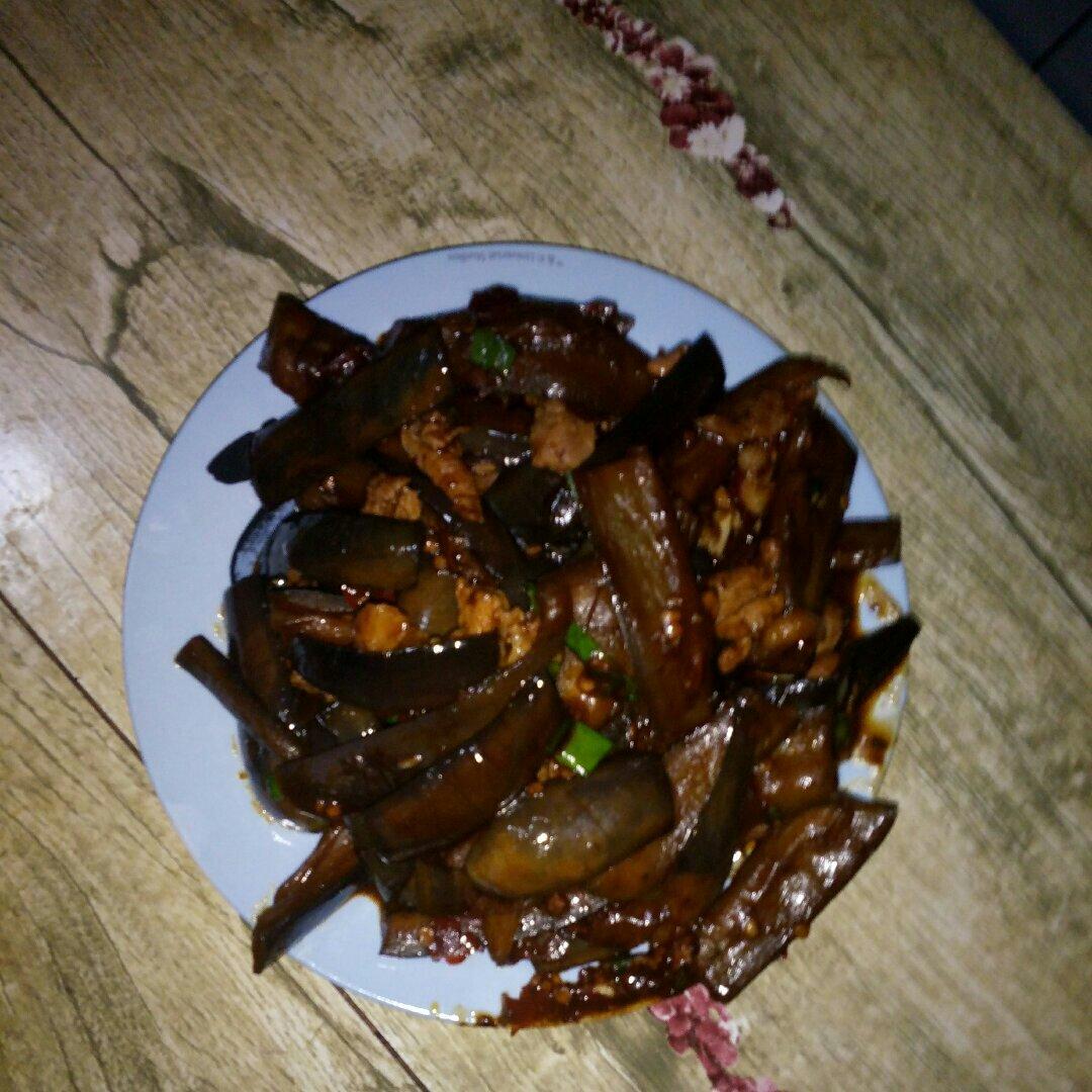 红烧肉沫茄子