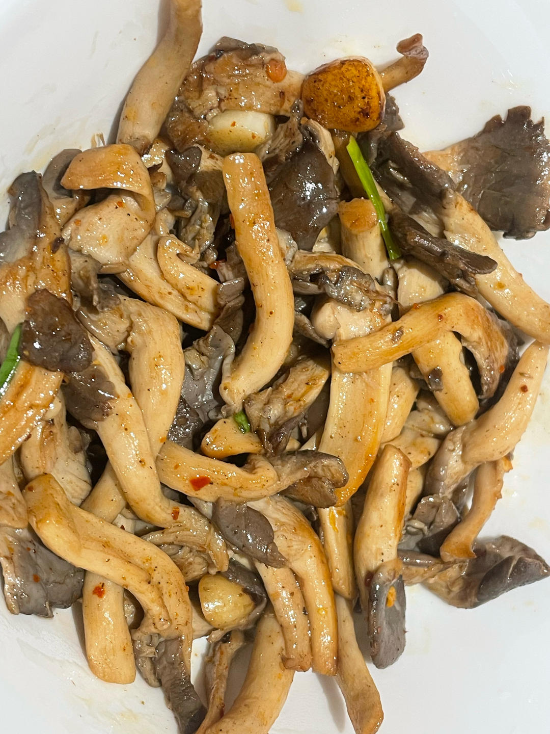 不一样的风情秀珍菇（小平菇），有了孜然加身。