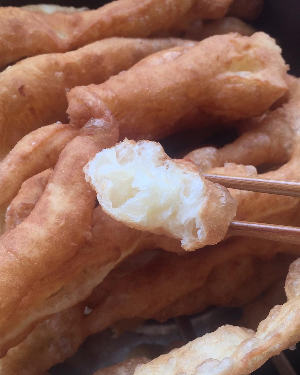 自制无泡打粉油条