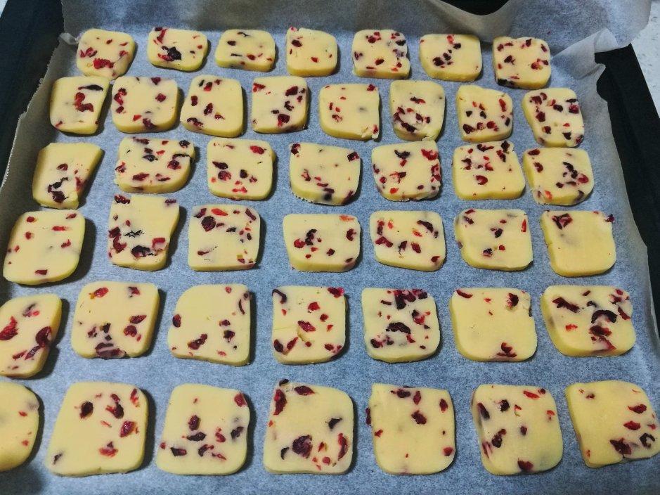 低糖少油版蔓越莓饼干