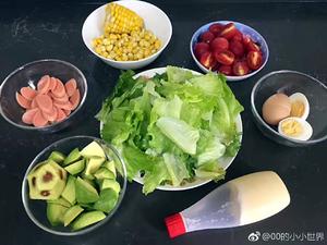 杂杂蔬果沙拉的做法 步骤1