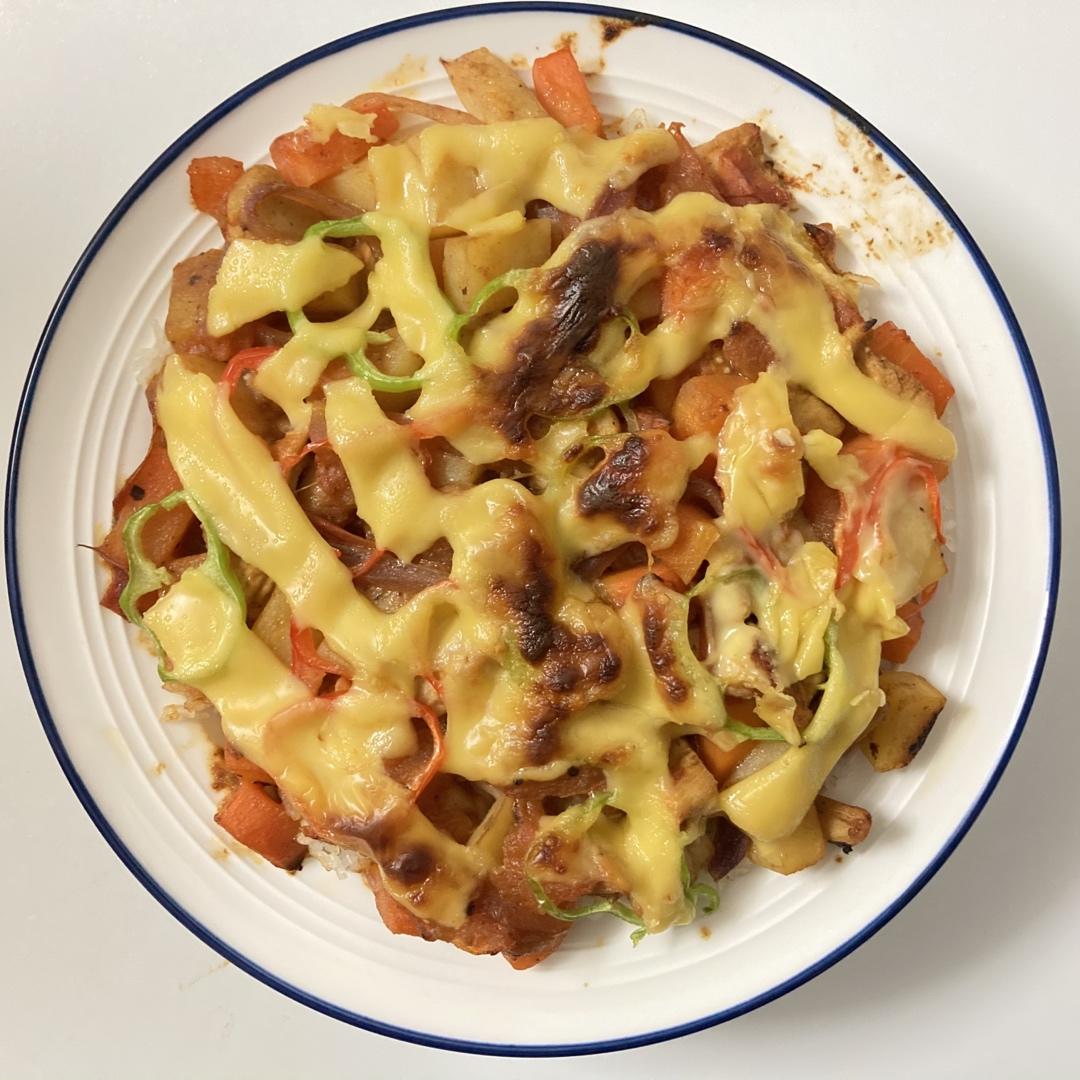 番茄鸡肉浓情焗饭【两人份】