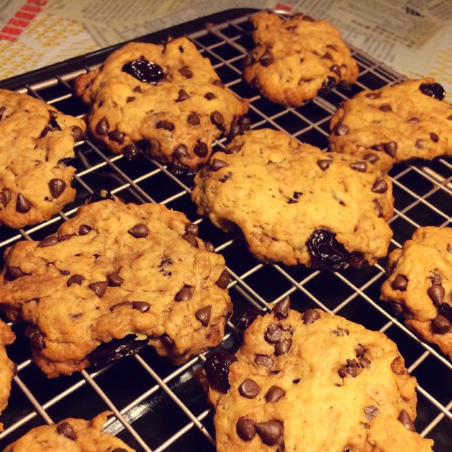 素食版葡萄巧克力软曲奇