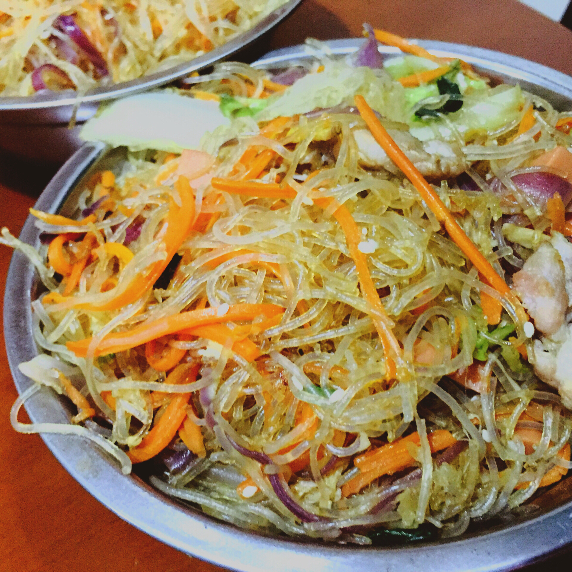 韩式粉丝炒杂菜 Korean Style Glass Noodles with Vegetables