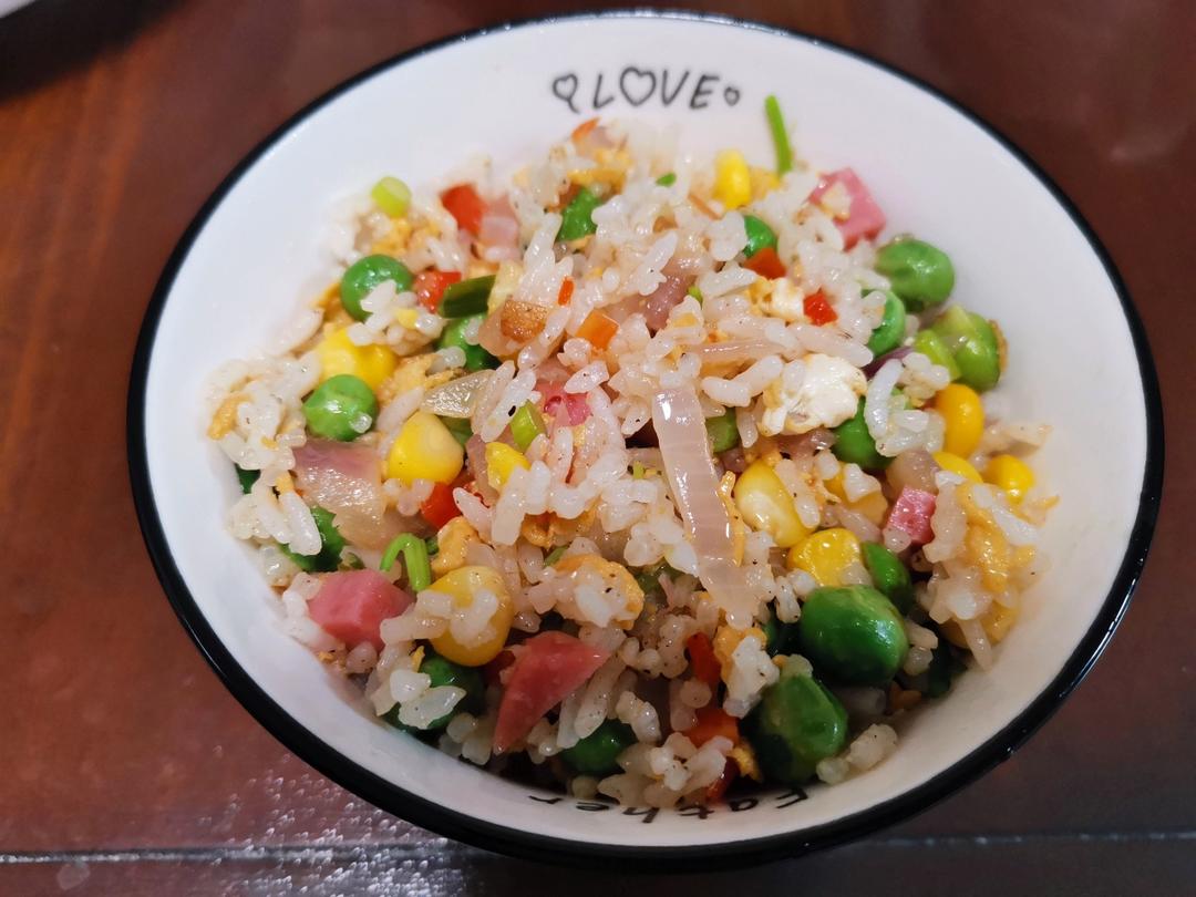 儿童餐—五彩时蔬炒饭（解决孩子不吃蔬菜）