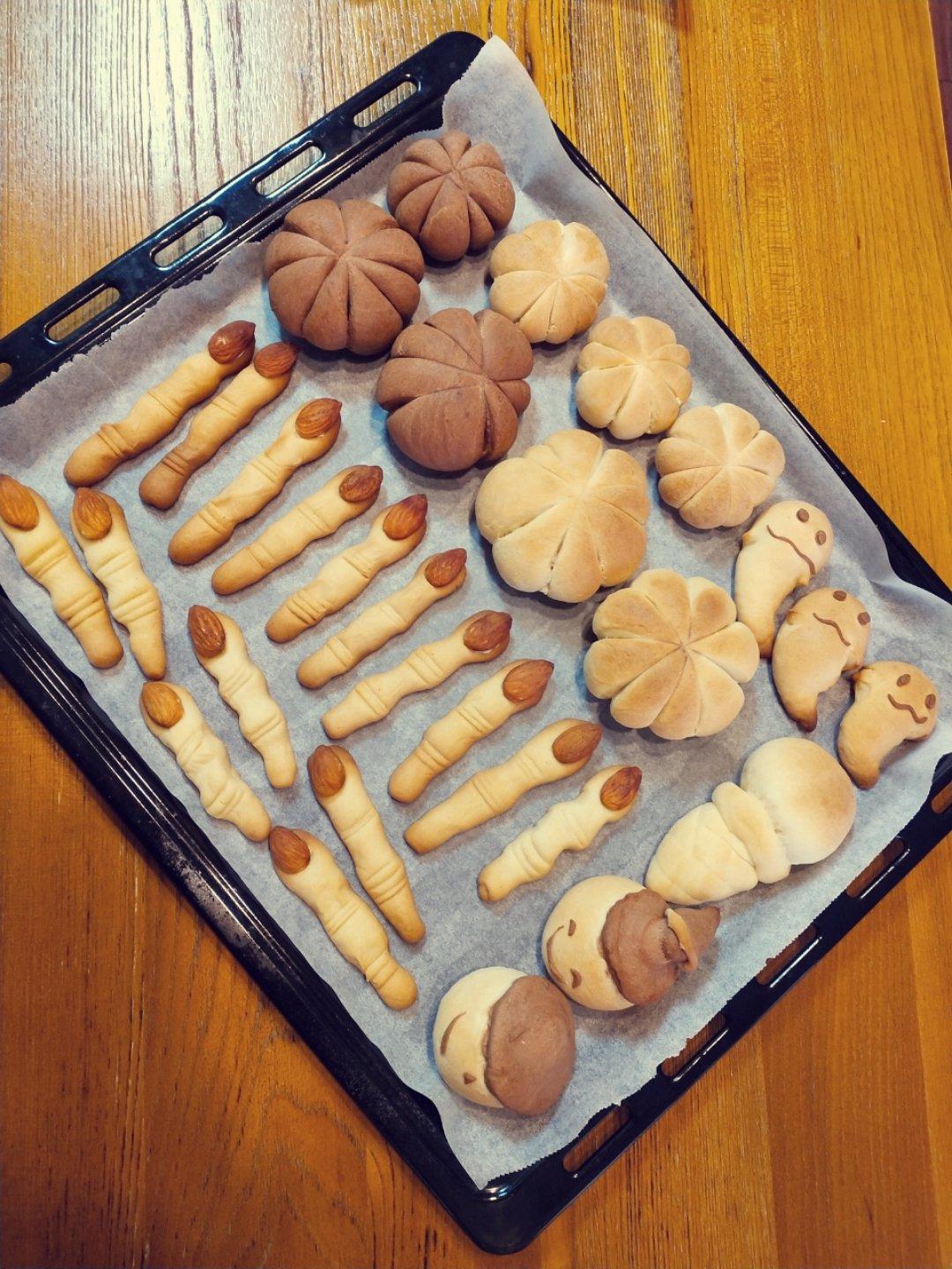 万圣节南瓜面包                   还送绿茶口味配方