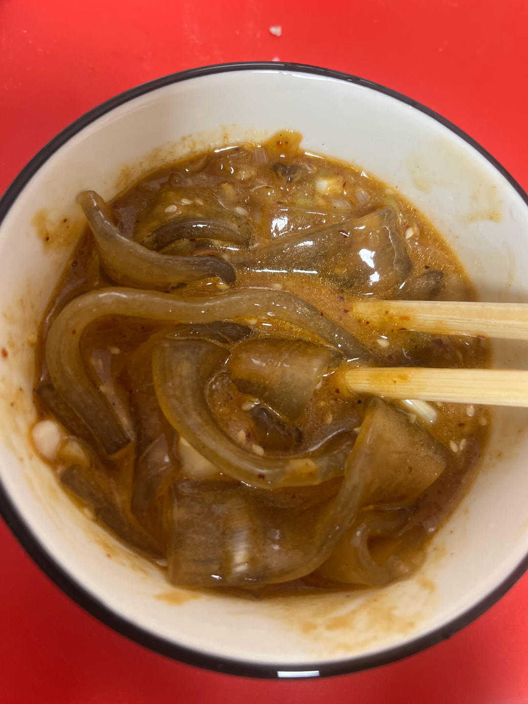 秒杀小夜市的麻酱流汁宽粉