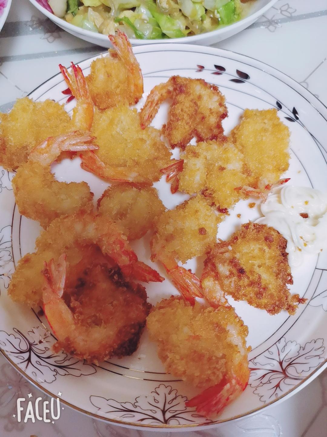 酥炸凤尾虾