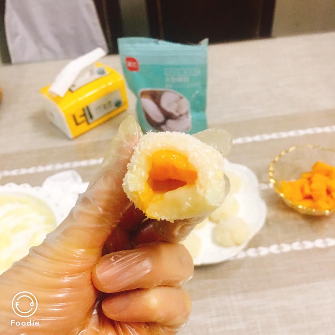 免烤箱❗️香甜软糯的芒果糯米糍，一次成功超好吃