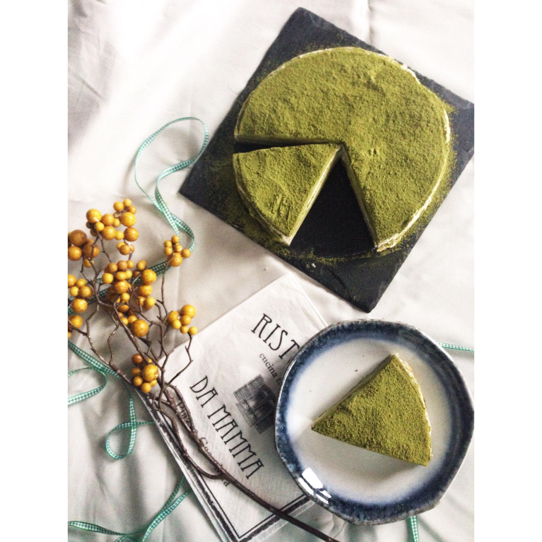 美味的煎蛋糕—抹茶千层蛋糕