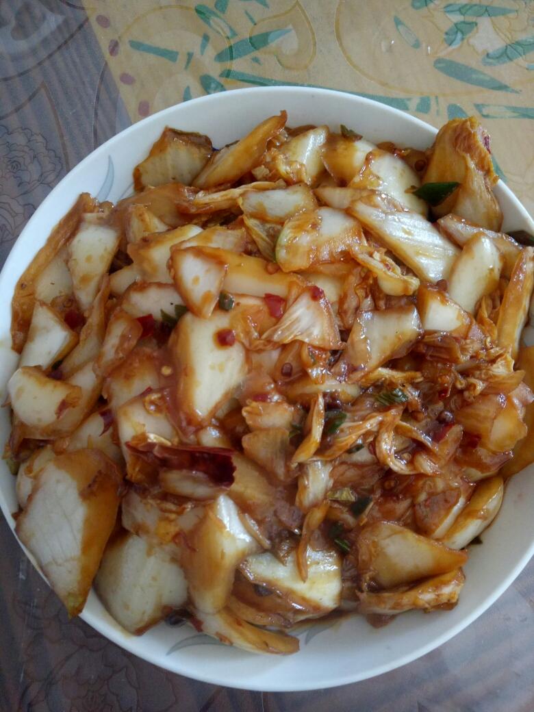 酸辣大白菜的做法